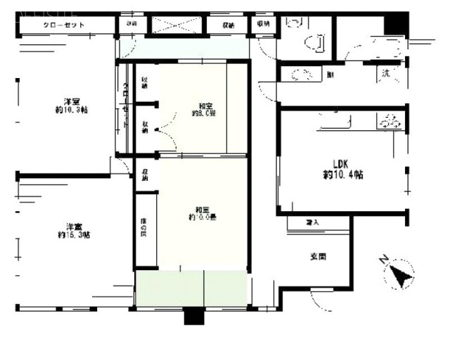 MUSASHIビル5F 間取り図