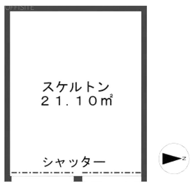 アルプスマンション西大久保ビル102 間取り図