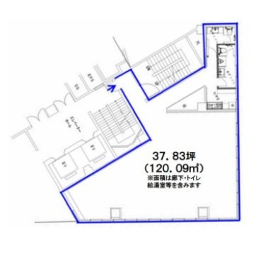 第一勧銀稲垣ビル4F 間取り図