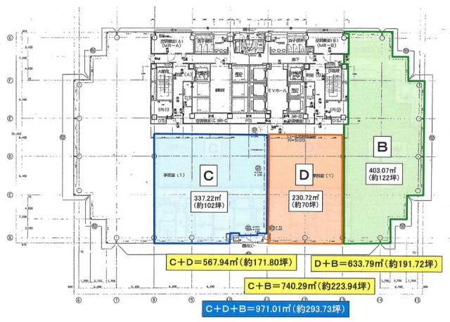 武蔵小杉タワープレイスCDB 間取り図