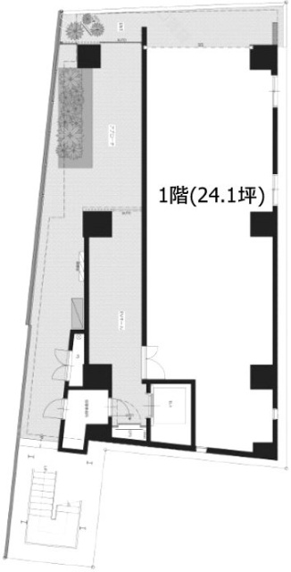 日本橋ノースプレイス1F 間取り図