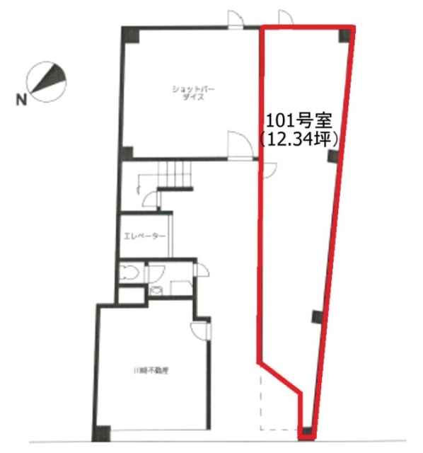 ホシナビル101 間取り図