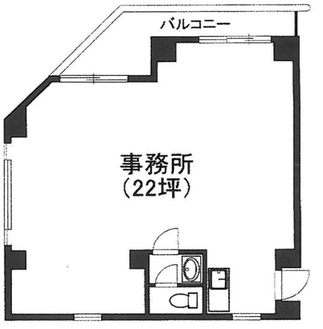 月村ビル401 間取り図
