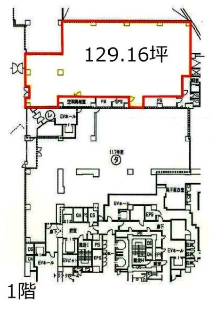 聖路加タワー116 間取り図