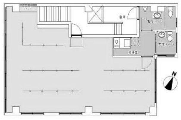 備広東日本橋ビルⅡ2F 間取り図