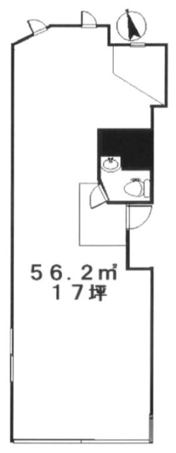 むつみやビル2F 間取り図