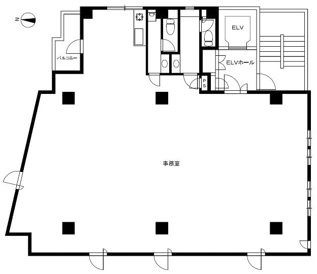 SKYビル4F 間取り図