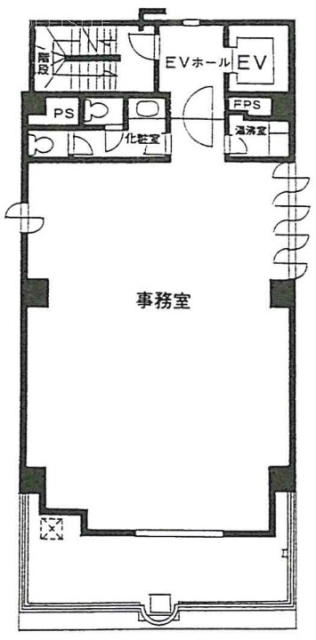 北村ビル5F 間取り図