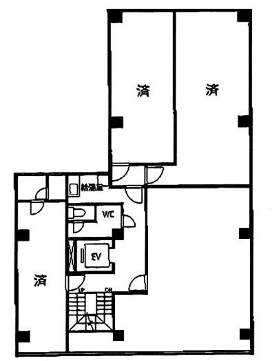 クレグラン銀座ビルA 間取り図