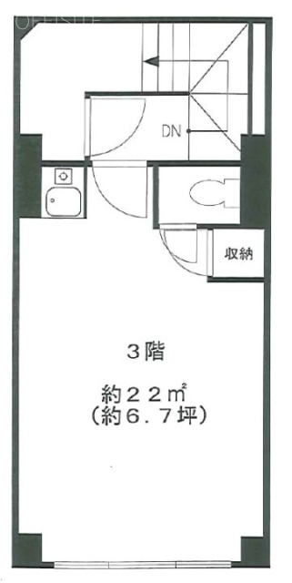 Kビル3F 間取り図