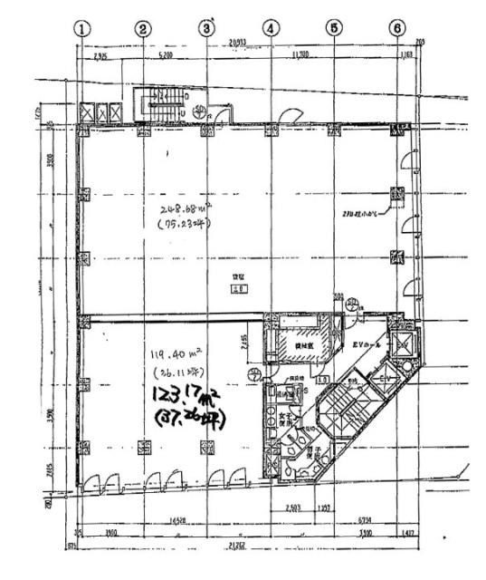 平河町ビル5F 間取り図