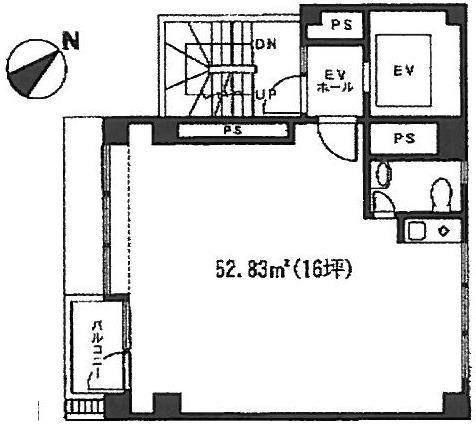 大阪屋ビル9F 間取り図