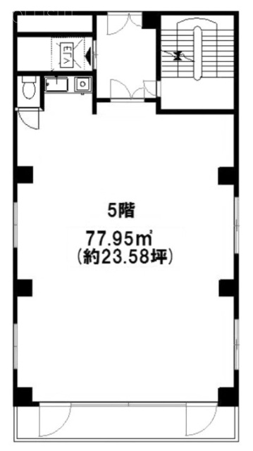 河野ビルB502 間取り図