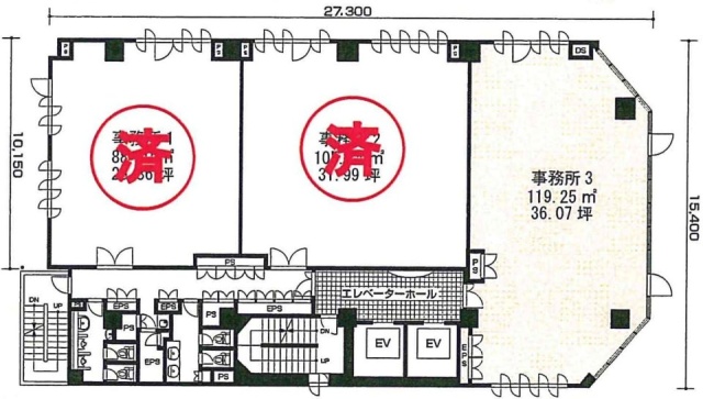 マストライフ西新橋ビル303 間取り図