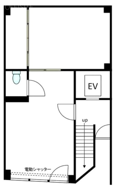 中村ビル1F 間取り図