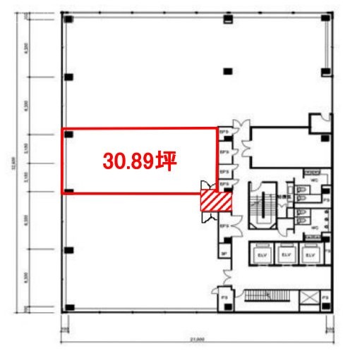 ベネックスSー34F 間取り図