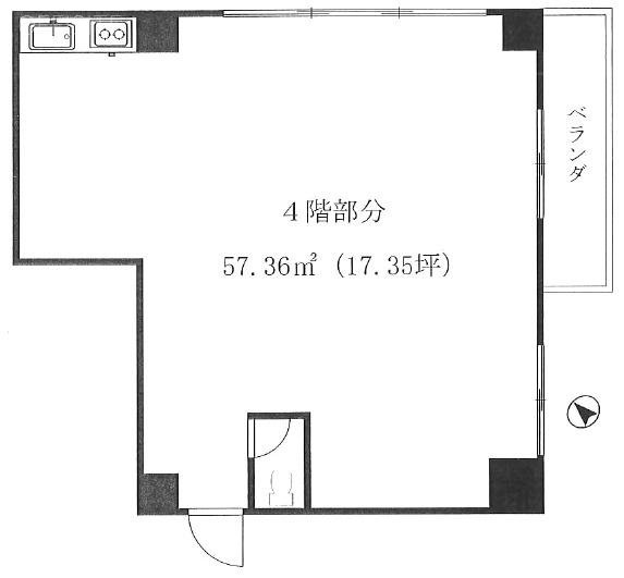 メゾン・ド・ラミアビル4F 間取り図
