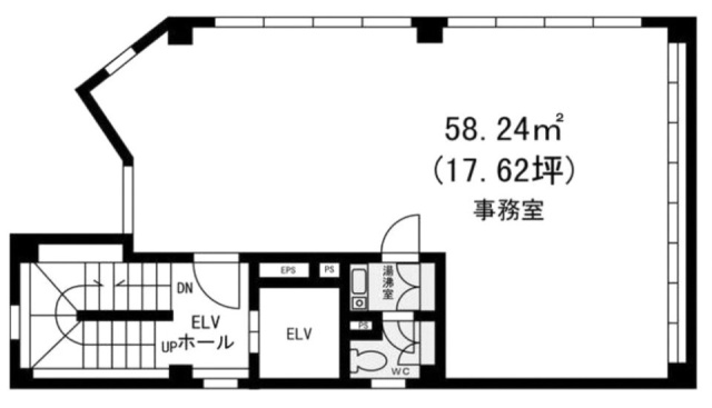 KF蒲田第1ビル2F 間取り図