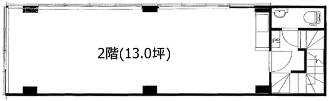 中山ビル2F 間取り図