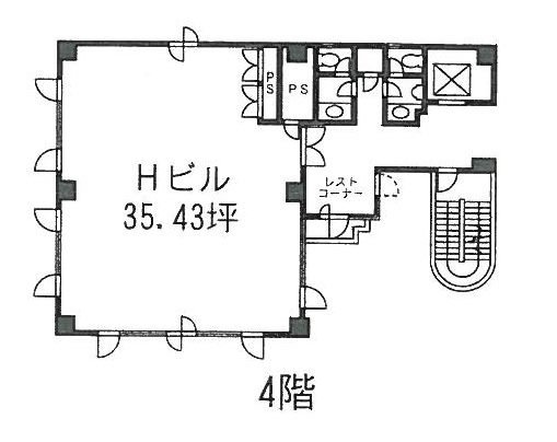 神楽坂テクノスH 間取り図