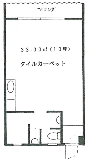 明治ハイム203 間取り図