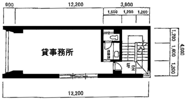 鈴木ビル2F 間取り図