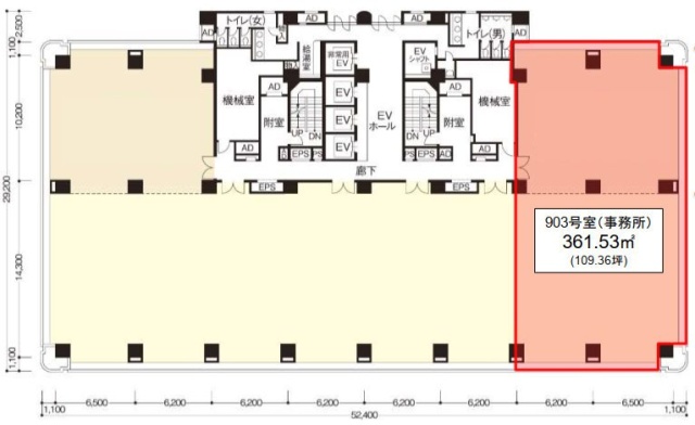 AQUACITY芝浦9F 間取り図