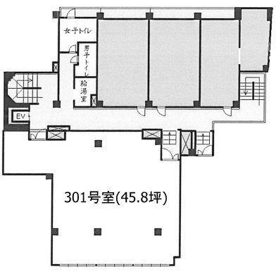 サン池袋Ⅰビル301 間取り図