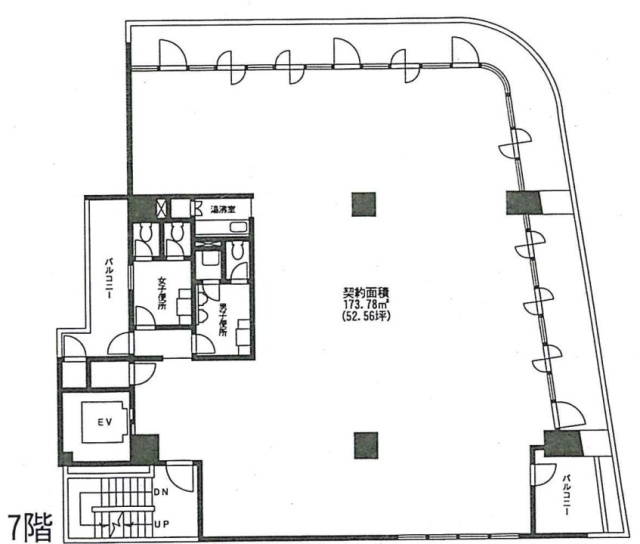 マイスクエア(MY SQUARE)ビル7F 間取り図