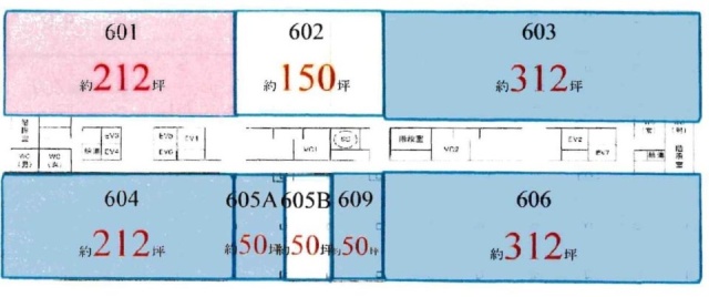 ヒューリック葛西臨海ビル605B 間取り図