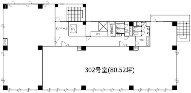 ホンダビル302 間取り図