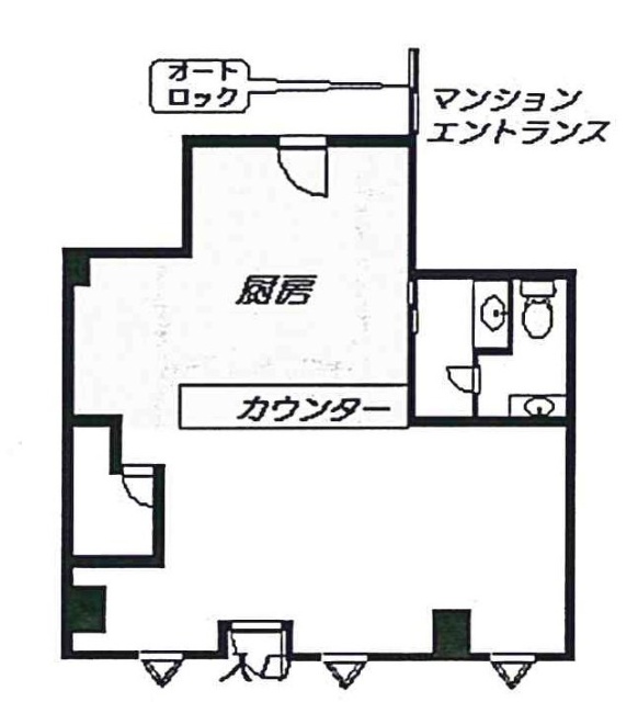 パステル府中ビル101 間取り図