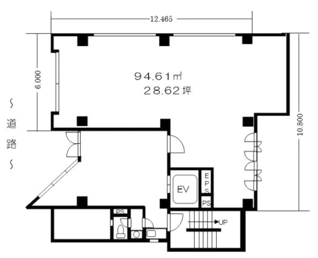 レインボービル1F 間取り図