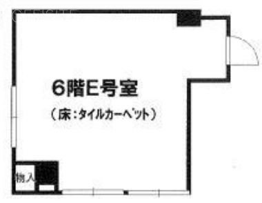 城辺橋ビルE 間取り図