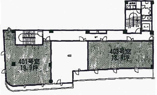 玄養ビル403 間取り図