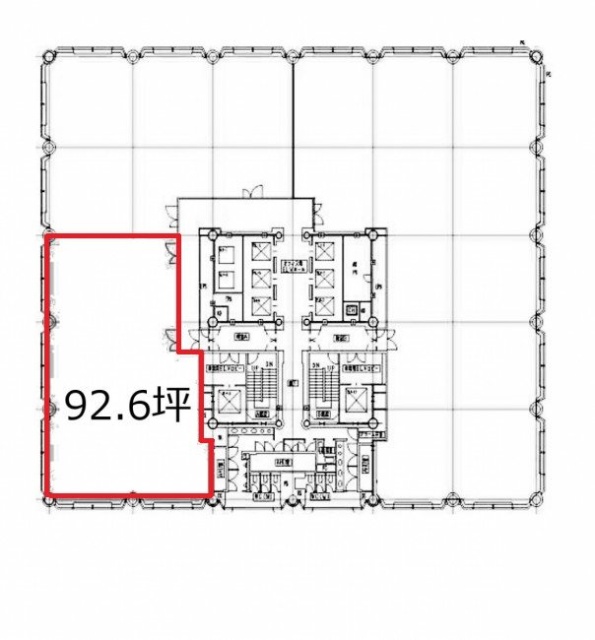 赤坂溜池タワー9F 間取り図