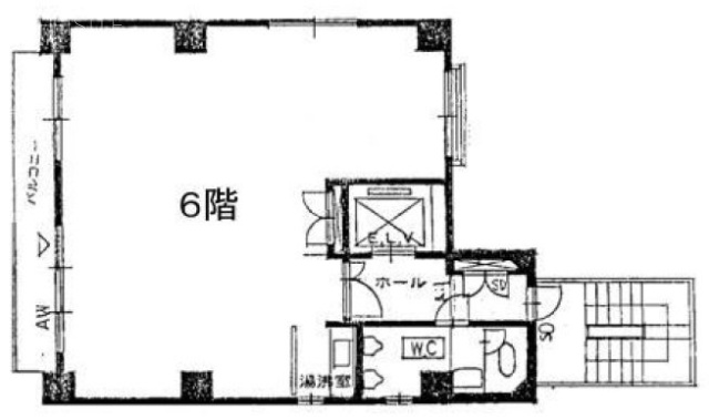 玉家ビル6F 間取り図