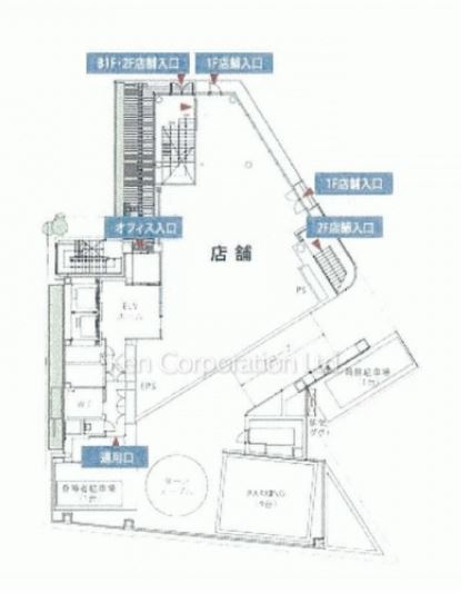 いちご恵比寿グリーングラス1F 間取り図