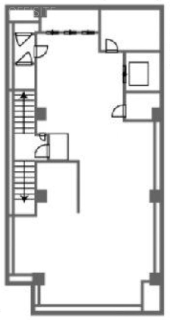 アトリウム日本橋人形町一丁目B1F 間取り図