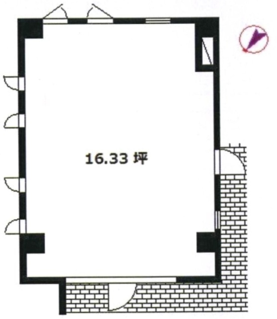 ゴールドフォレストビルB 間取り図