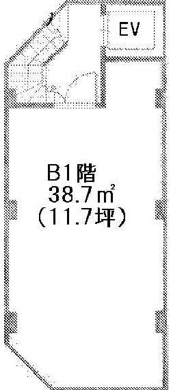 アイシービルB1F 間取り図