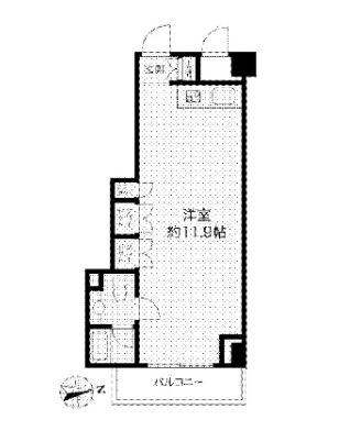 VORT恵比寿Dual’s309 間取り図