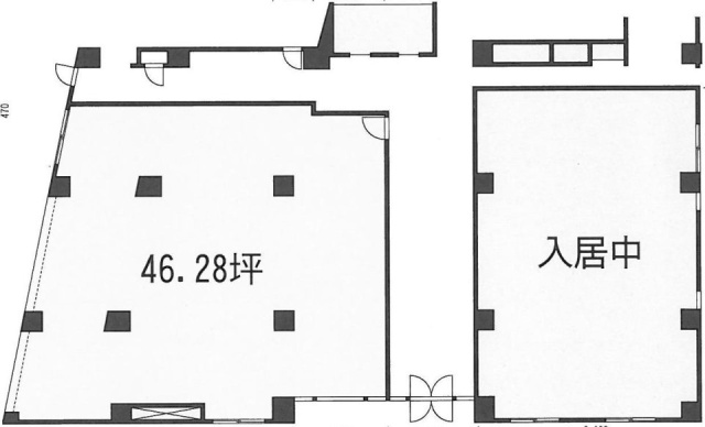 パリオンビル1F 間取り図
