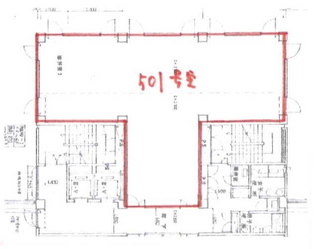 オーミヤ宮崎台ビル5F 間取り図