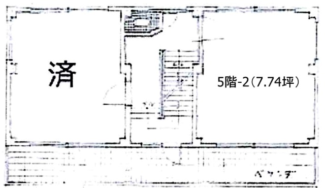 中櫻(ちゅうおう)ビル502 間取り図