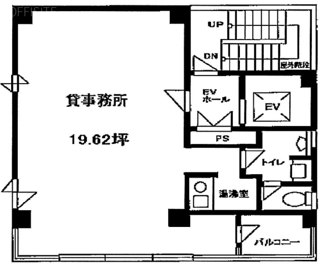 青柳ビル5F 間取り図