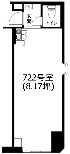 山王アーバンライフ722 間取り図