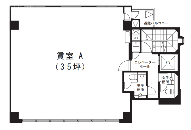 楠本第3ビル6F 間取り図