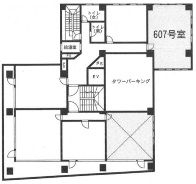 大同ビル607 間取り図