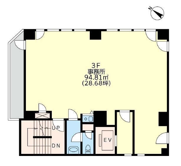 九段みなみビル3F 間取り図